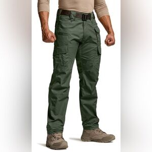 CQR Men's Tactical Pants, Water Resistant Ripstop Cargo Pants size 34/30 New